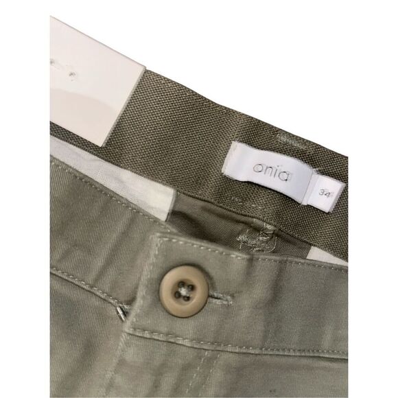 New with Tags Men ONIA GARMENT DYE 360 CHINO SHORT Sz 34  retails $85 - Picture 2 of 6